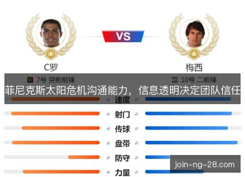 菲尼克斯太阳危机沟通能力，信息透明决定团队信任